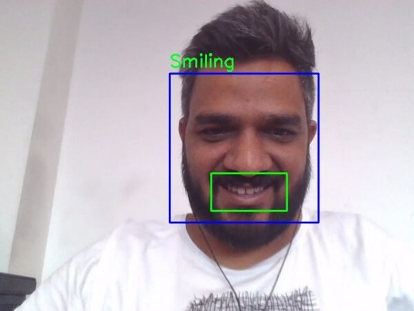 Recognize Smiling Face with AI camera Developed by Python – Skill101
