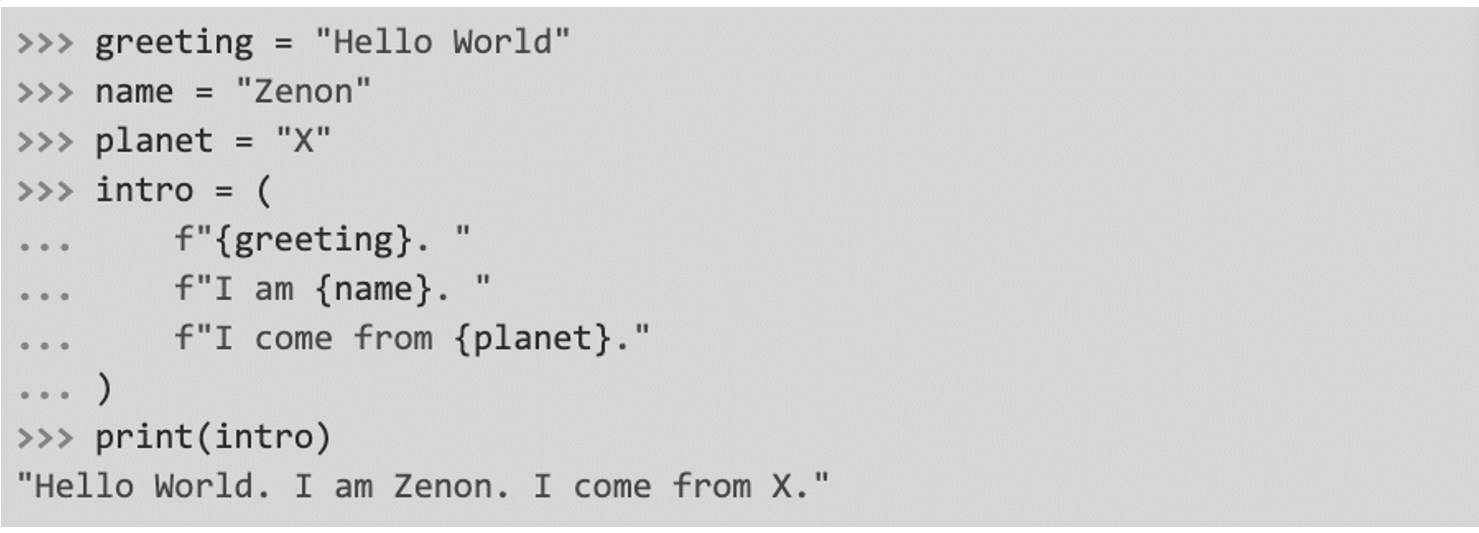 Python string